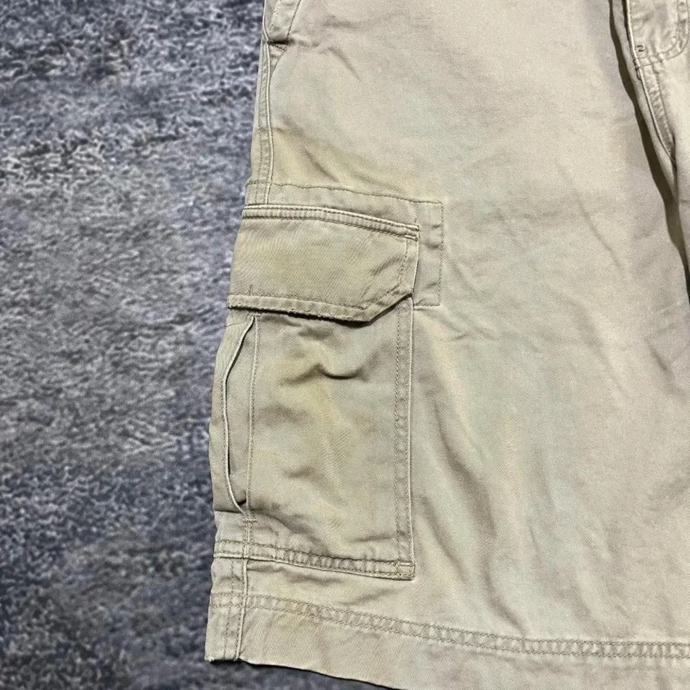 Vintage Y2K Mossimo Cargo Shorts Mens 36‎ Beige Baggy Utility Skater